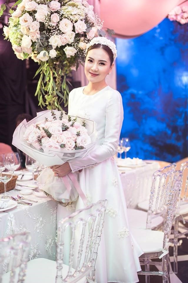 MC Mai Ngọc hóa công chúa sang chảnh trong tiệc sinh nhật - ảnh 1