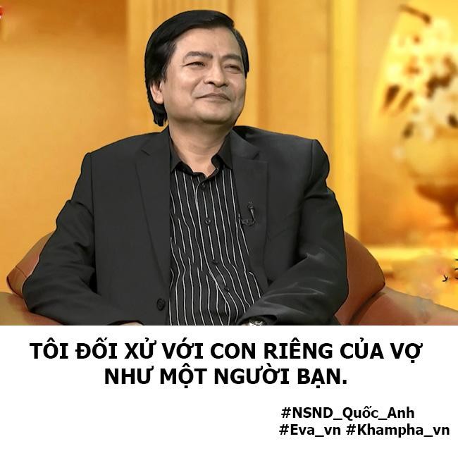 NSND Quốc Anh: 'Tôi đối xử với con riêng của vợ như bạn' - ảnh 1