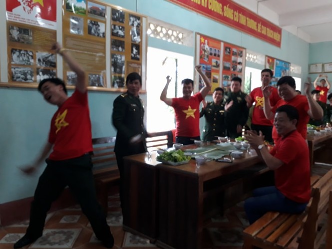 Không khí bóng đá sôi động tại đồn Biên phòng Yên Khương - ảnh 5