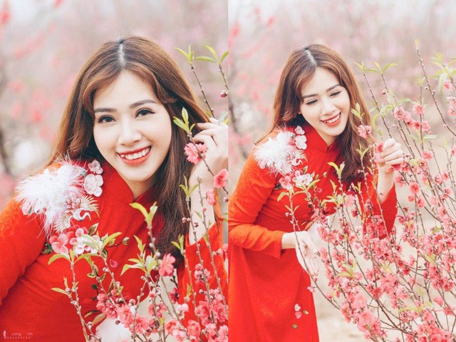 Hot girl Hà Min và mẫu nhí đẹp rạng ngời ngày Xuân - ảnh 4