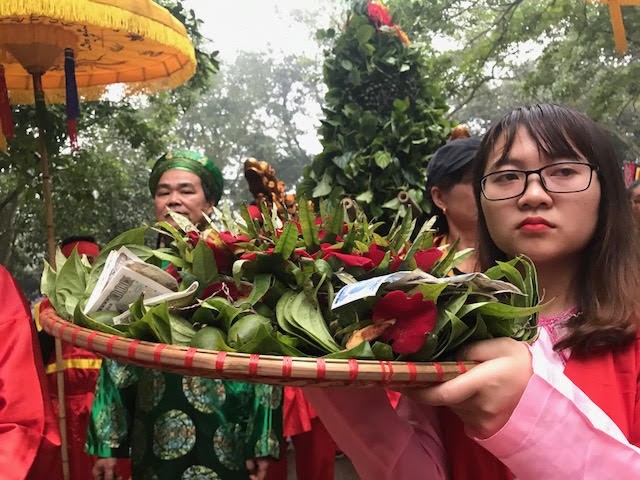 Không có màn cướp lộc, Hội Gióng đền Sóc khá bình yên - ảnh 4