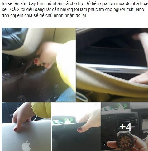 Vợ chồng tài xế taxi trả 17.000 USD, MacBook cho khách Tây bỏ quên - ảnh 1
