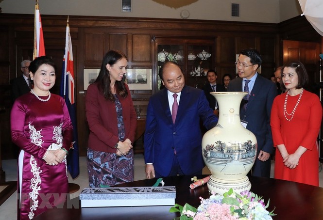 New Zealand đón Thủ tướng Nguyễn Xuân Phúc bằng nghi thức người Maori - ảnh 8