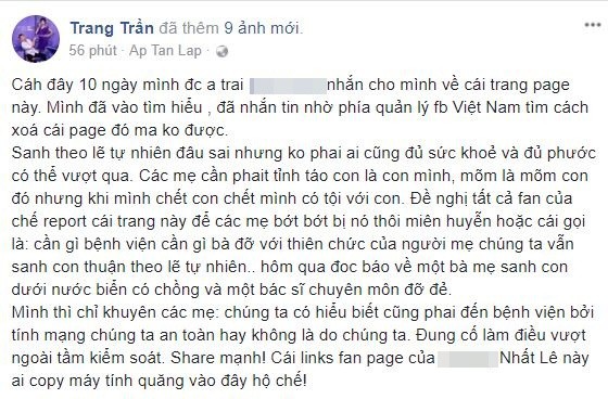 Sao Việt lên tiếng về việc sinh con 'thuận tự nhiên' gây sốc - ảnh 4