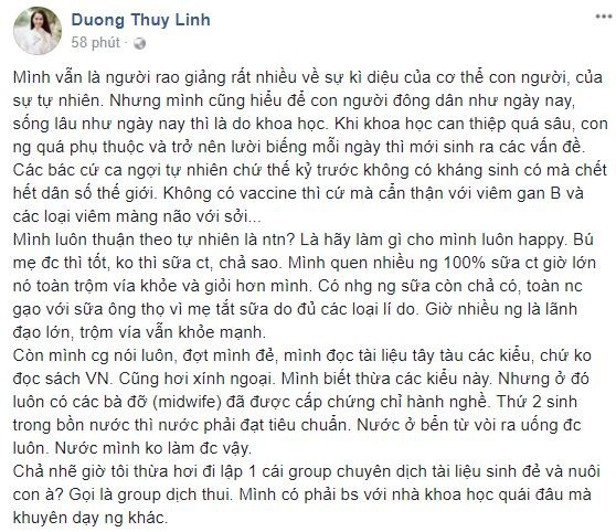 Sao Việt lên tiếng về việc sinh con 'thuận tự nhiên' gây sốc - ảnh 5