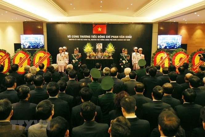 Lễ truy điệu nguyên Thủ tướng Phan Văn Khải tại Hà Nội - ảnh 6