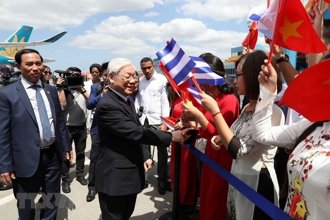 Hình ảnh về chuyến thăm Cuba của Tổng Bí thư Nguyễn Phú Trọng - ảnh 1