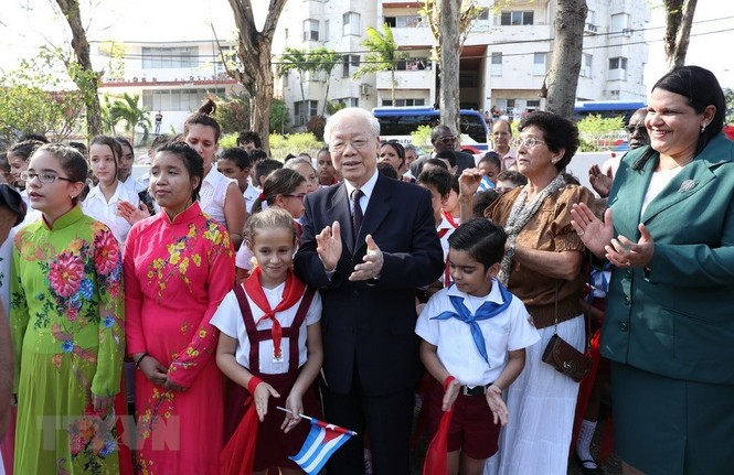 Hình ảnh về chuyến thăm Cuba của Tổng Bí thư Nguyễn Phú Trọng - ảnh 4
