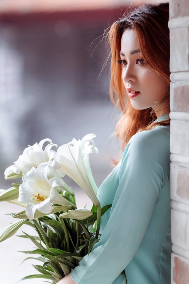Đôi mắt nâu 'hút hồn' của thiếu nữ Thái Nguyên - ảnh 9