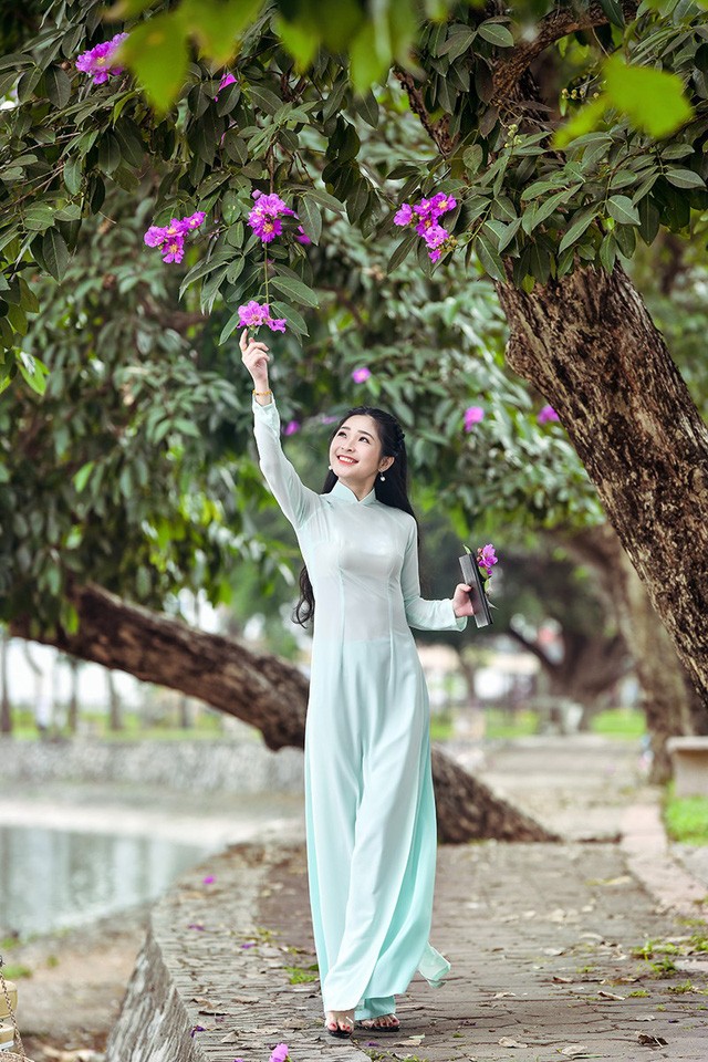'Hot girl tráng bánh mướt' xứ Nghệ xinh tươi trong bộ ảnh chào Hè - ảnh 3