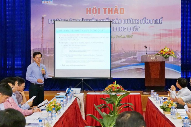 Hội thảo Phương án giãn tần suất bảo dưỡng tổng thể NMLD Dung Quất - ảnh 1