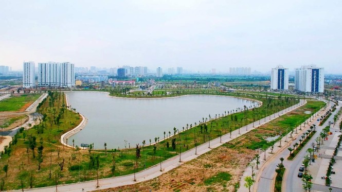 Hồ điều hòa–Lá phổi xanh của đô thị Thanh Hà Mường Thanh - ảnh 2