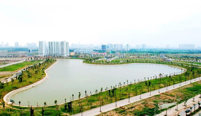 Hồ điều hòa–Lá phổi xanh của đô thị Thanh Hà Mường Thanh - ảnh 6
