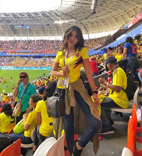 Nhan sắc vạn người mê của em gái ngôi sao Colombia - ảnh 2