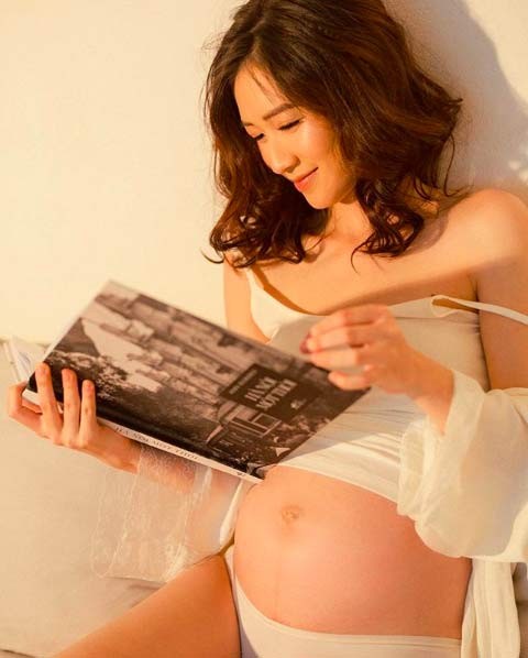 'Hot mum' Trâm Anh xinh đẹp đến nao lòng - ảnh 9
