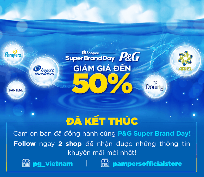 Doanh số bán hàng của P&G tăng gấp 450 lần trong ngày hội trên Shopee - ảnh 1