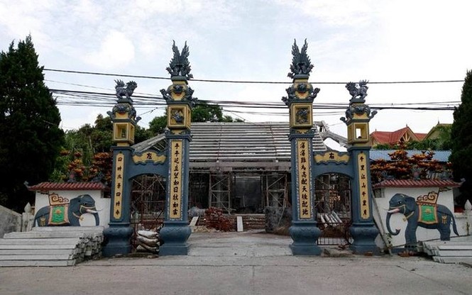 Dỡ đình cổ 300 tuổi, xây đình bê tông mới tinh - ảnh 1