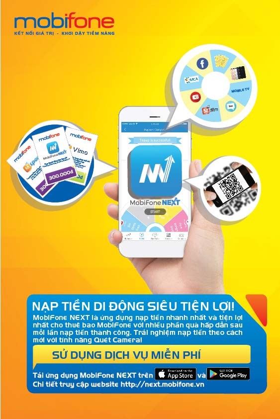 Nạp tiền thứ 4, nhận quà “bự” từ MobiFone - ảnh 1