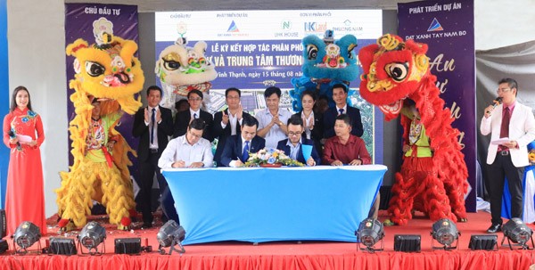 Lễ ra quân dự án khu dân cư và Trung tâm thương mại Vĩnh Thạnh - ảnh 3
