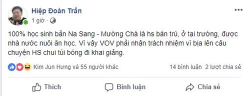 Học sinh chui túi nilon vượt suối: Xuất hiện ý kiến tố VOV sắp đặt - ảnh 1