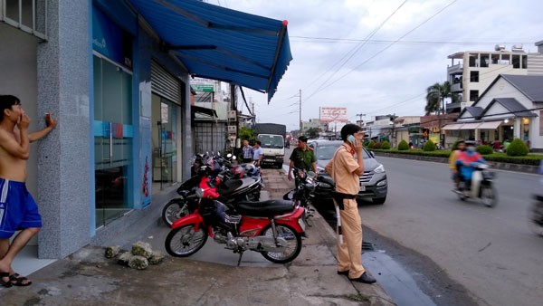 Thông tin mới vụ cướp ngân hàng ở Tiền Giang - ảnh 1