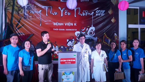 Công ty CP Tiền Phong tặng quà trung thu tại bệnh viện K – Tân Triều - ảnh 7