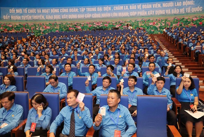 Hình ảnh Khai mạc Đại hội Công đoàn Việt Nam lần thứ XII - ảnh 3