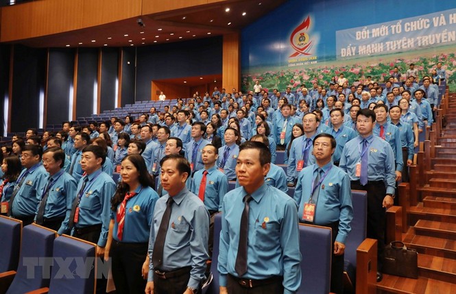 Hình ảnh Khai mạc Đại hội Công đoàn Việt Nam lần thứ XII - ảnh 5