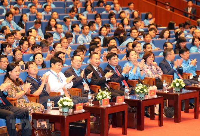 Hình ảnh Khai mạc Đại hội Công đoàn Việt Nam lần thứ XII - ảnh 6