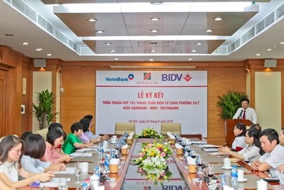 Thanh toán điện tử 24/7 giữa 3 ngân hàng Agribank - BIDV - Vietinbank - ảnh 3