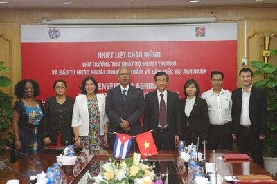 Agribank tiếp và làm việc với đoàn Bộ Ngoại thương CuBa - ảnh 3