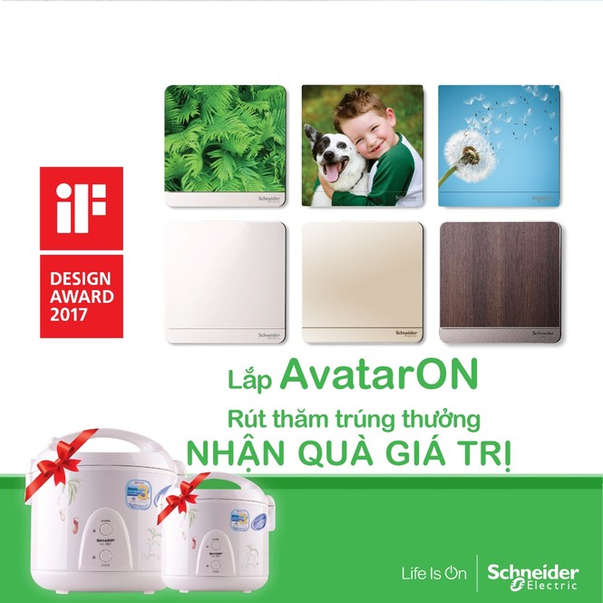 Lắp ổ cắm công tắc Avataron – rút thăm trúng thưởng – nhận quà giá trị - ảnh 1