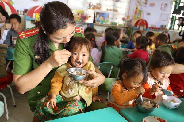 Học viện CSND chung sức 'Nâng bước em đến trường' - ảnh 1