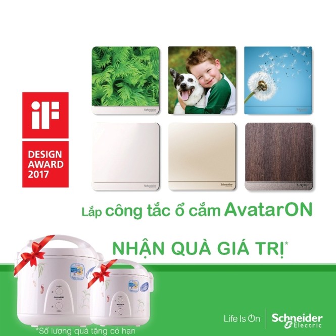 Lắp ổ cắm công tắc Avataron nhận quà giá trị - ảnh 1