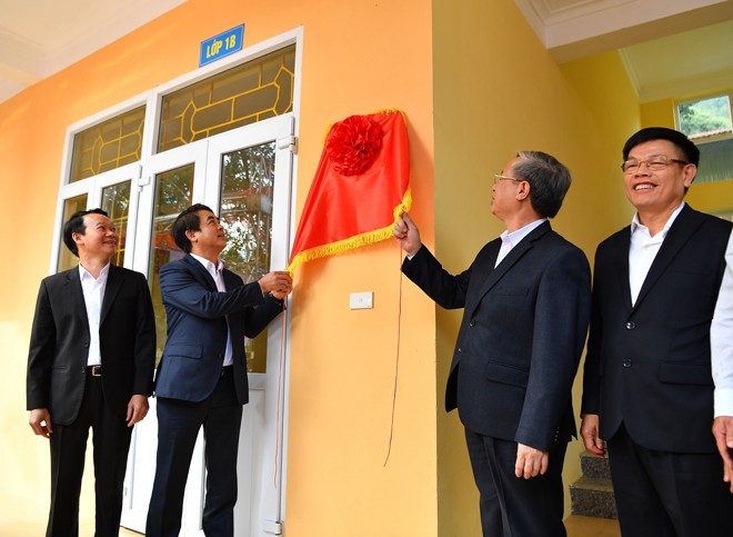 Bàn giao công trình nhà lớp học xã Túc Đán, tỉnh Yên Bái - ảnh 3