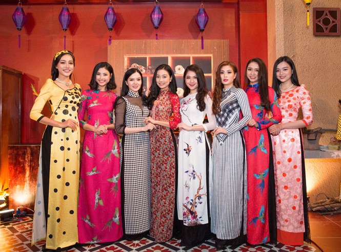 Dàn người đẹp Hoa hậu Việt Nam hóa thân “cô ba Sài Gòn” - ảnh 1