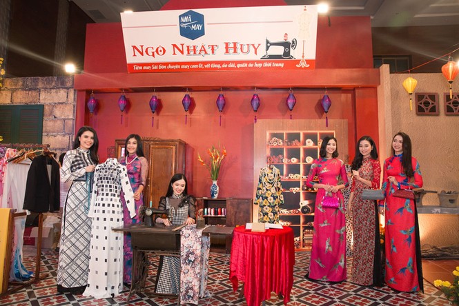 Dàn người đẹp Hoa hậu Việt Nam hóa thân “cô ba Sài Gòn” - ảnh 2