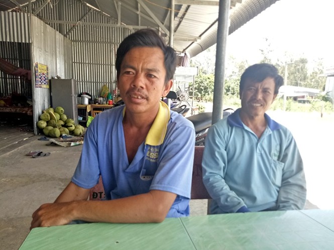 Vỡ đê bao khiến hơn trăm héc ta lúa chìm trong nước - ảnh 2