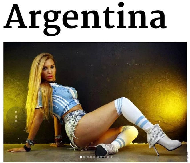 Nữ ca sĩ Argentina tung ‘ảnh nóng’ cổ vũ Messi xé lưới tuyển Pháp - ảnh 3