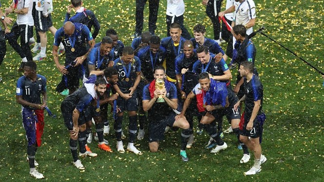 Cận cảnh ĐT Pháp đả bại Croatia 4-2, lên ngôi vô địch - ảnh 27