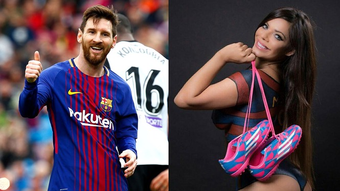 Hành động nhỏ xíu này của Messi khiến Miss Bumbum Brazil ‘sướng điên’ - ảnh 1
