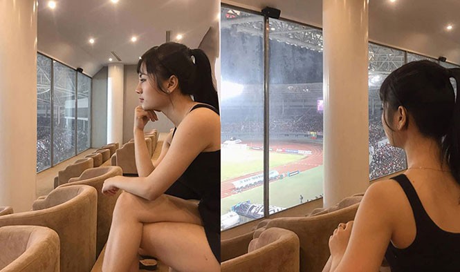 ‘Phát sốt’ trước dung nhan xinh đẹp của nữ CĐV ĐT Myanmar - ảnh 2
