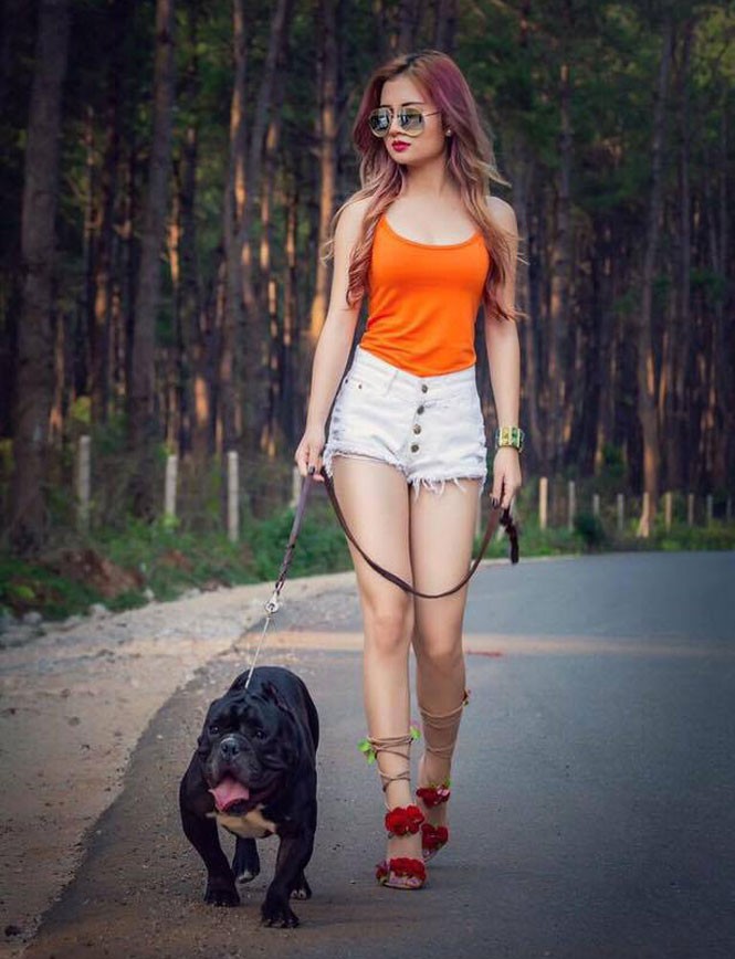 ‘Phát sốt’ trước dung nhan xinh đẹp của nữ CĐV ĐT Myanmar - ảnh 5