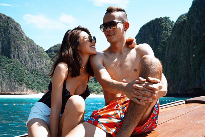 Vòng 1 căng đầy của bạn gái tuyển thủ Thái Lan - ảnh 6