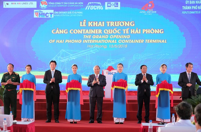 Khai trương Cảng container quốc tế Hải Phòng - ảnh 1