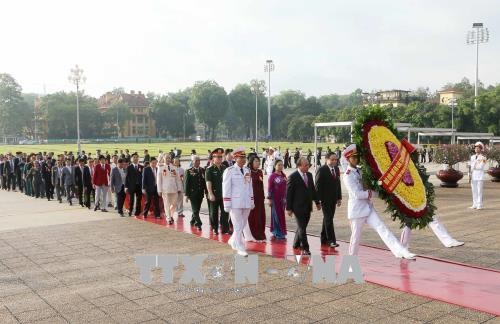 Tổng bí thư dự lễ kỷ niệm thi đua ái quốc - ảnh 9