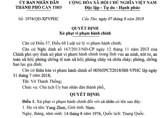 Xử phạt bốn người Trung Quốc nhập cảnh làm việc “chui” - ảnh 1
