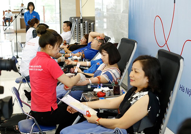 Đoàn Thanh niên Kiểm toán Nhà nước hiến máu tình nguyện - ảnh 6