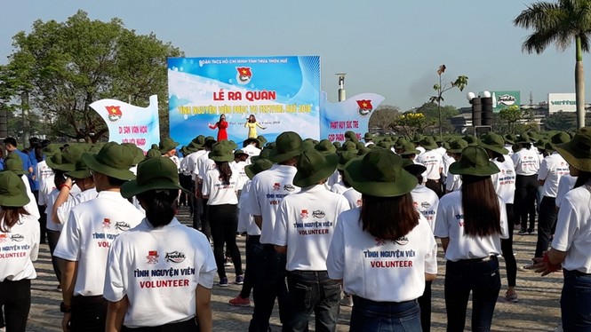 ĐVTN tình nguyện xuất quân phục vụ Festival Huế 2018 - ảnh 2