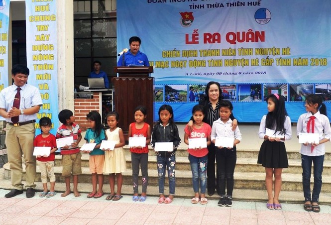 Huế: Ra quân chiến dịch thanh niên tình nguyện hè 2018 - ảnh 1